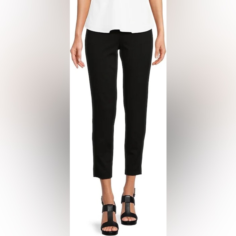 Michael Kors Dark Blue Skinny Leggings Trousers L Cotton Blend Designer Pants